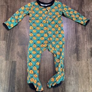 Bamboo Ladybug 3-6 Snap Footie